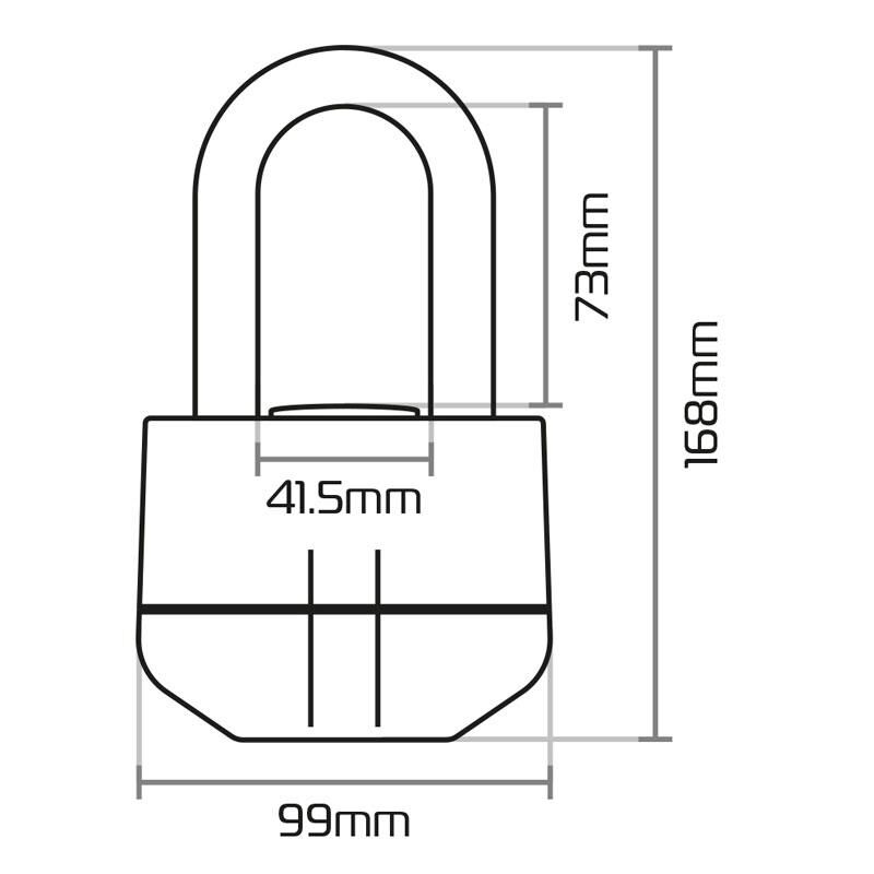 Oxford Motosiklet Boss Alarmli Disk Kilidi 14mm OF3