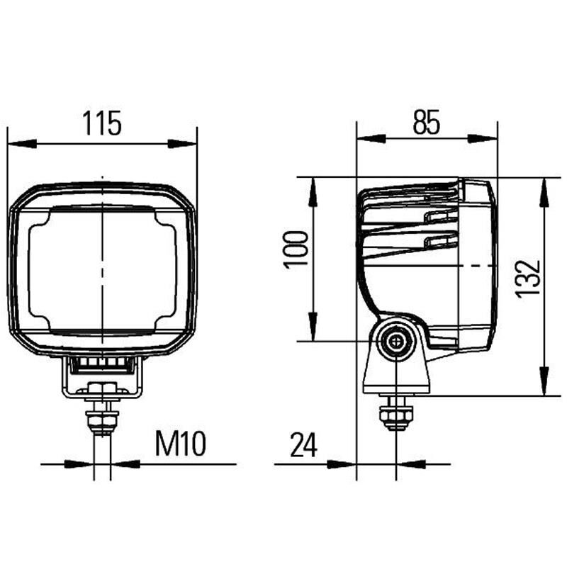 Hella Off-Road Led Lamba 12V-24V Ultra Beam 1GA995506-051