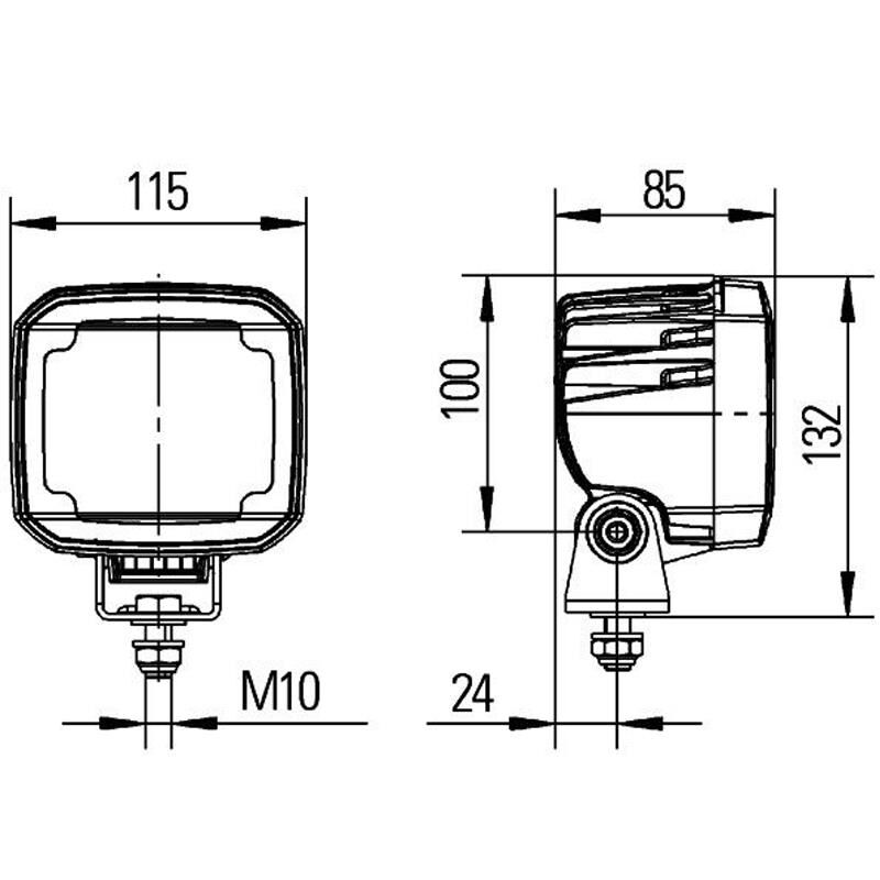 Hella Off-Road Led Lamba 12V-24V Ultra Beam Gen. II 1GA995606-031