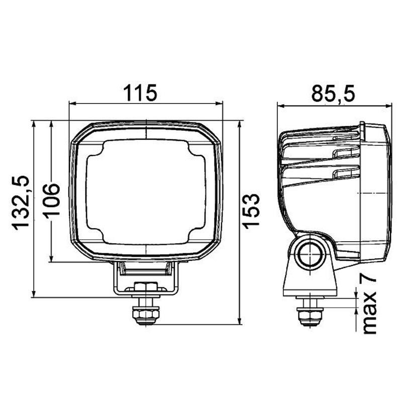 Hella Off-Road Led Lamba 12V-24V Ultra Beam Gen. II 1GA995606-221