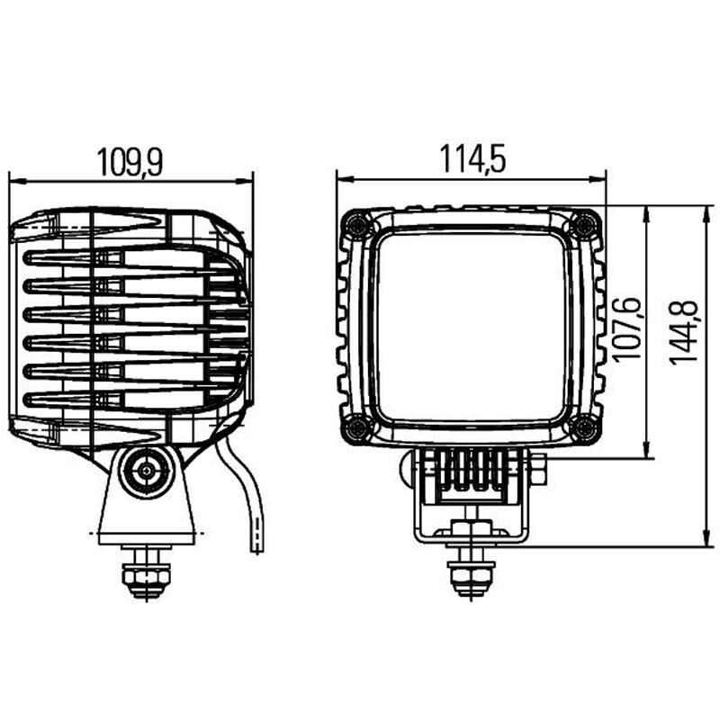 Hella Off-Road Led Lamba 12V-24V Power Beam 3000 1GA996192-001