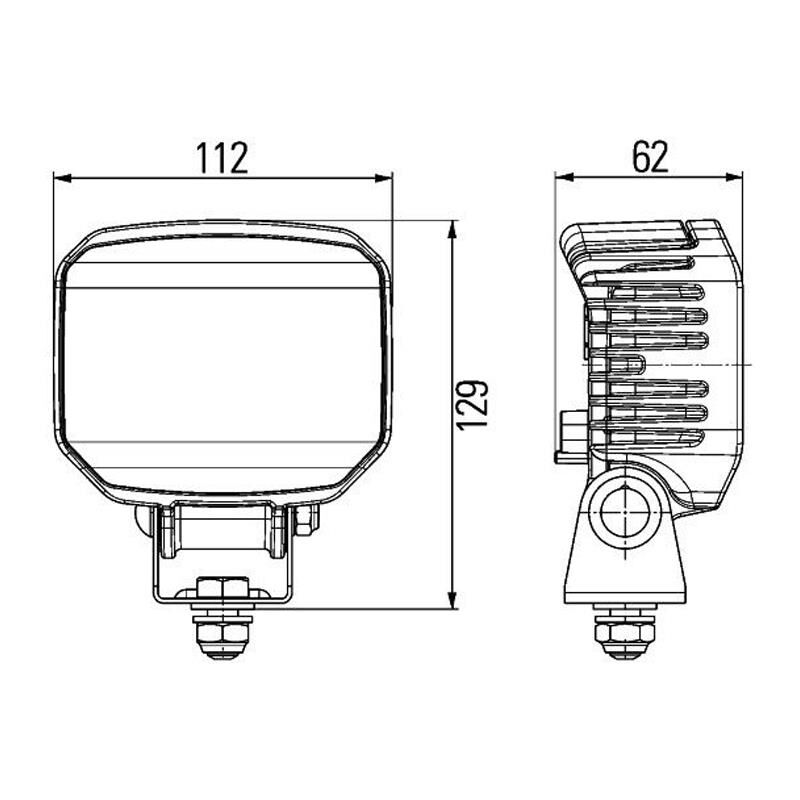 Hella Off-Road Led Lamba 12V-24V Power Beam 1800 1GA996388-031