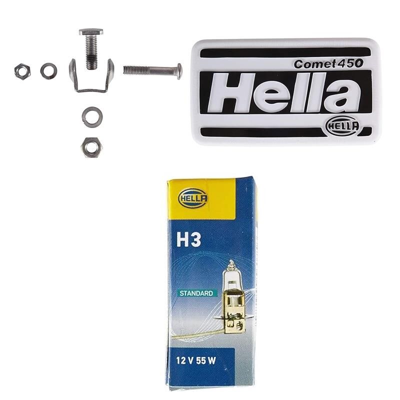 Hella Comet 450 Uzun Hüzme 12V H3 Halojen Far 1NB005860-221
