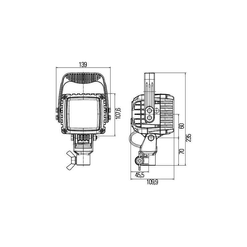 Hella Off-Road Led Lamba 12V-24V Power Beam 2000 1GA996189-061