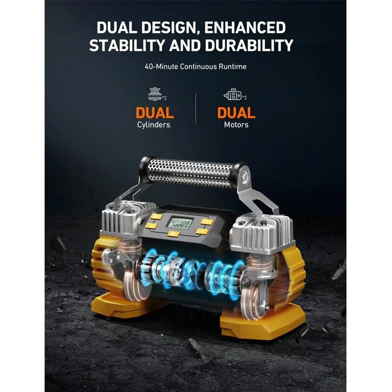 Astroai Lastik Sisirme Pompasi Suv-Kamyon 160PSI AIRUN T2