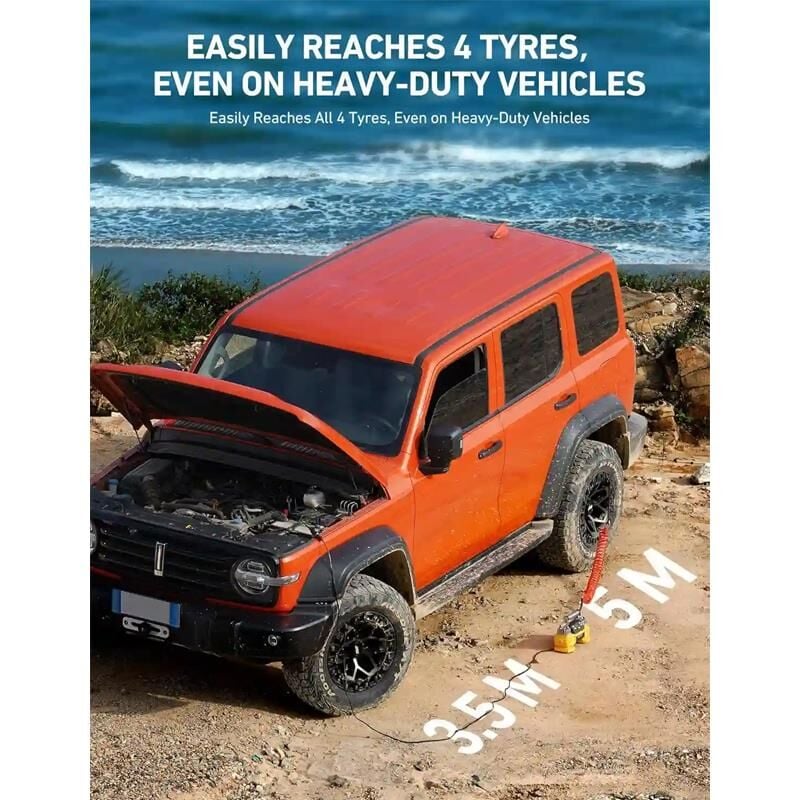 Astroai Lastik Sisirme Pompasi Suv-Kamyon 160PSI AIRUN T2