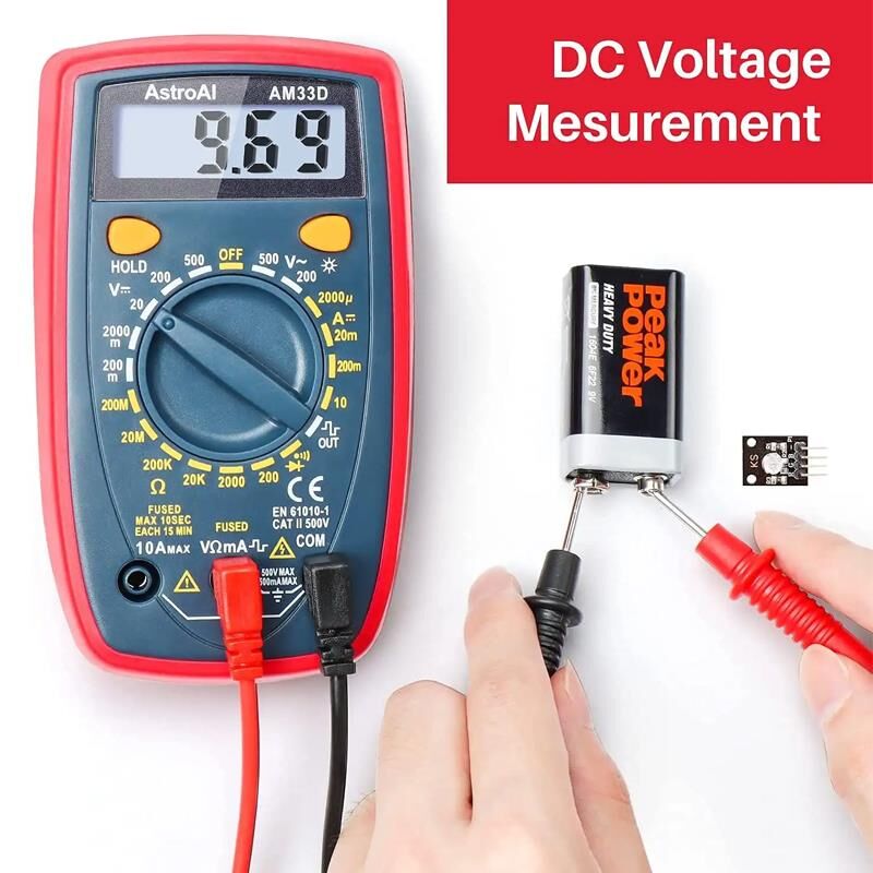 Astroai Dijital Multimetre 2000 Counts Test Cihazi AM33D