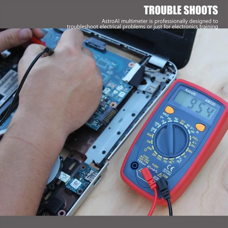 Astroai Dijital Multimetre 2000 Counts Test Cihazi AM33D