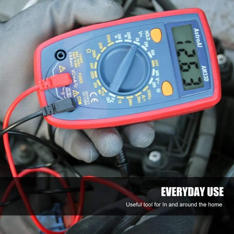 Astroai Dijital Multimetre 2000 Counts Test Cihazi AM33D