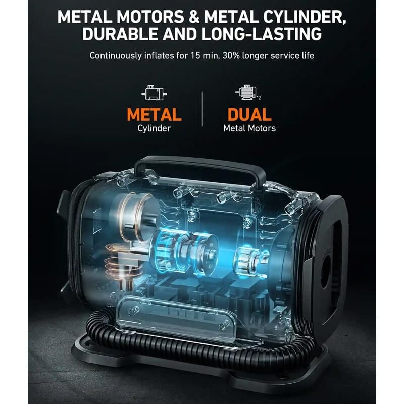 Astroai Lastik Sisirme Pompasi Isikli Hava Hortumu 150PSI ATJ-8366