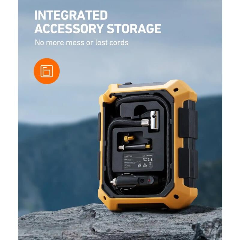 Astroai Otomatik Lastik Sisirme Pompasi Isikli 100PSI CZK-3674