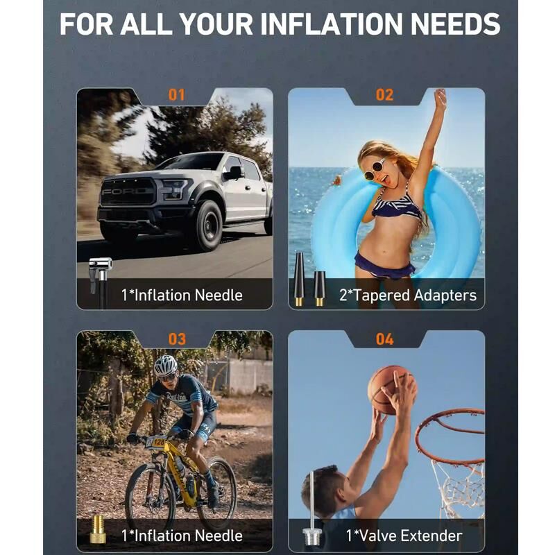 Astroai Otomatik Lastik Sisirme Pompasi Isikli 100PSI CZK-3674