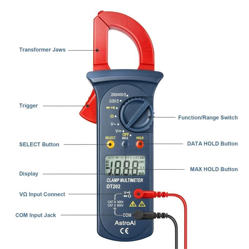 Astroai Dijital PensMetre 2000 Counts Test Cihazi DT202