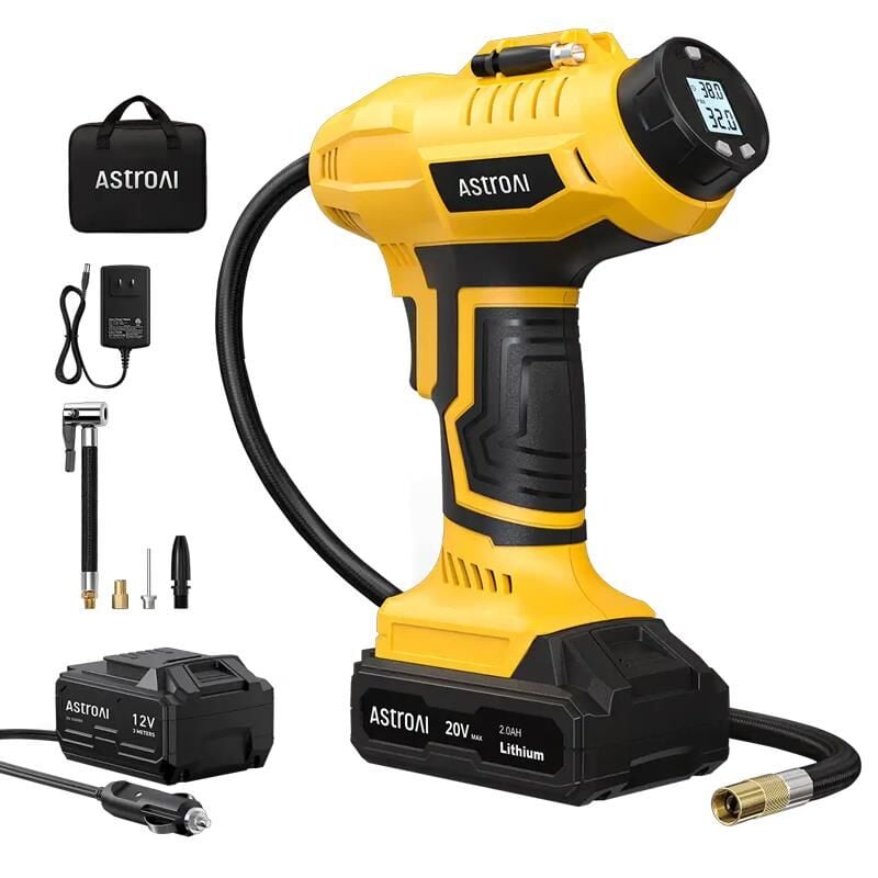 Astroai El Tipi Sarjli Lastik Sisirme Pompasi 160PSI JY16P160-18