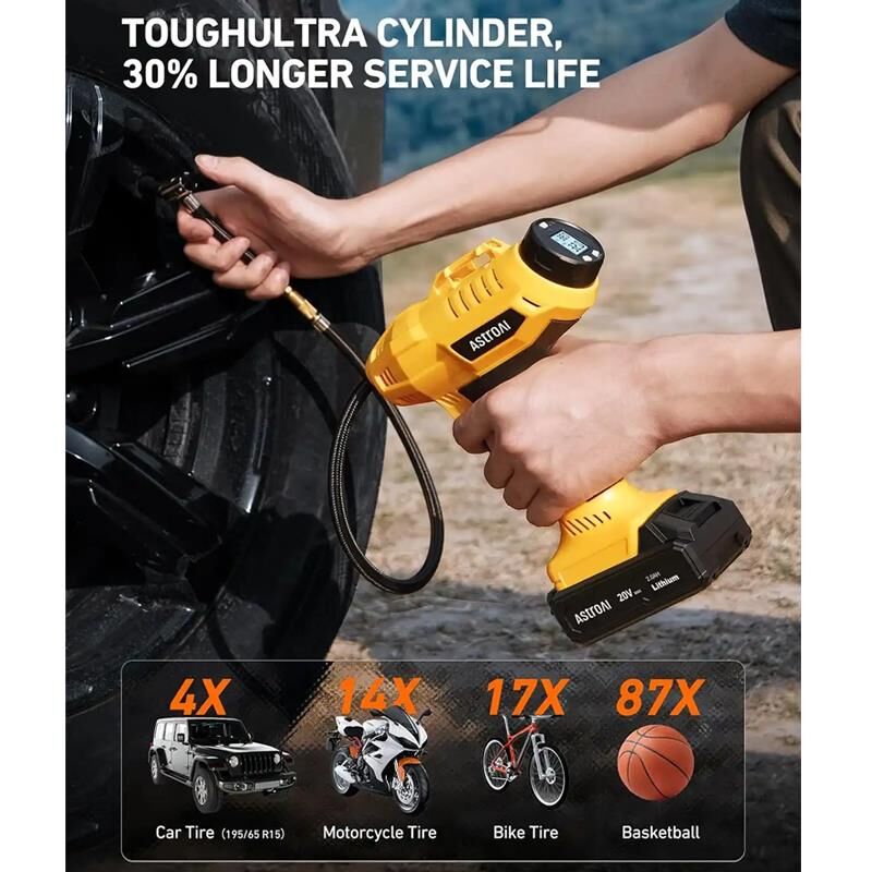 Astroai El Tipi Sarjli Lastik Sisirme Pompasi 160PSI JY16P160-18