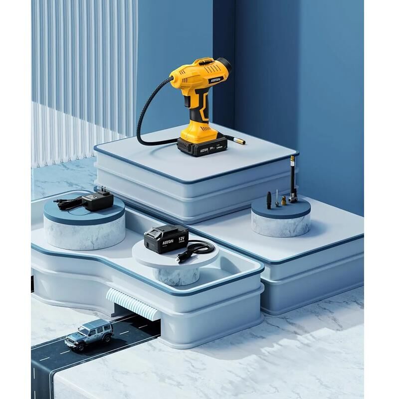 Astroai El Tipi Sarjli Lastik Sisirme Pompasi 160PSI JY16P160-18