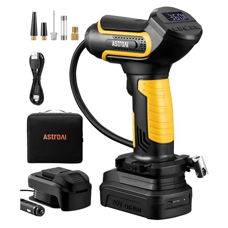 Astroai El Tipi Sarjli Lastik Sisirme Pompasi 150PSI LS40791