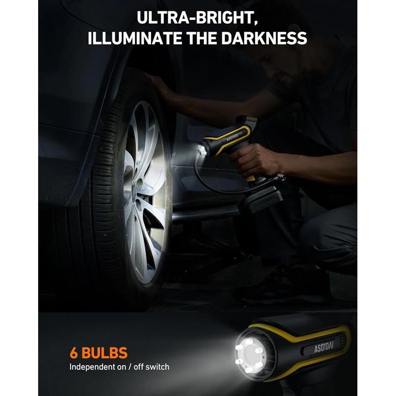 Astroai El Tipi Sarjli Lastik Sisirme Pompasi 150PSI LS40791