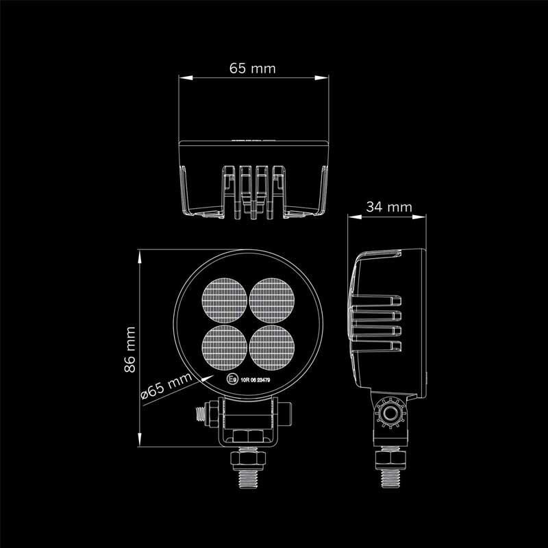 Strands Off-Road Led Lamba Unity Yuvarlak 11W 809233