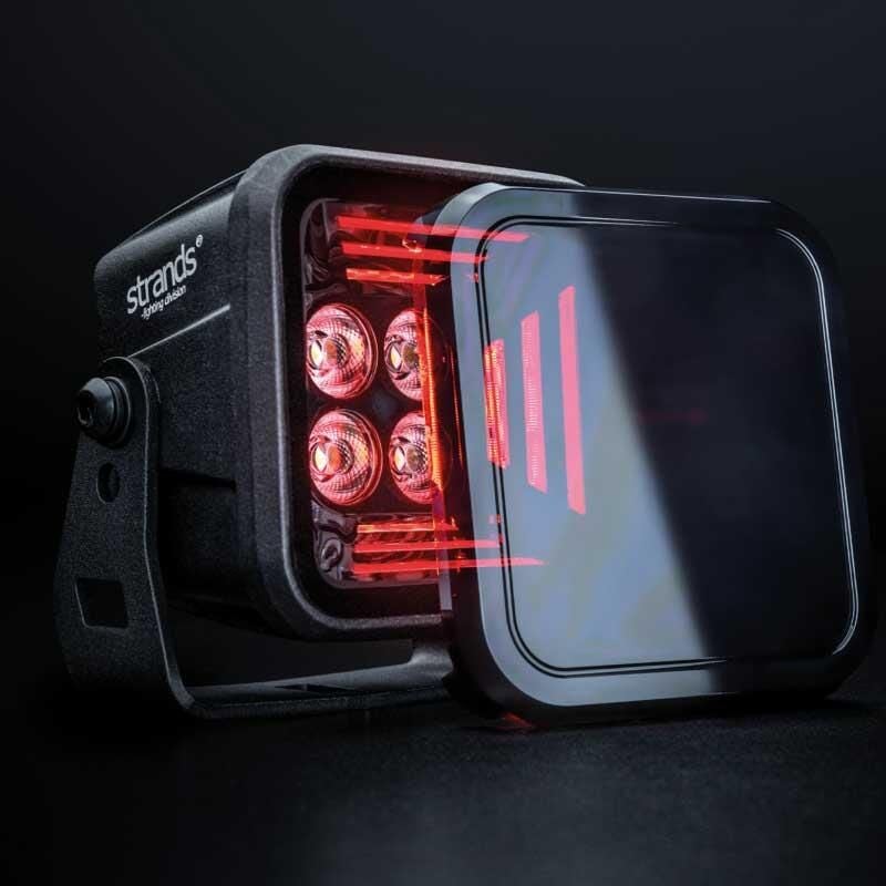 Strands Off-Road Led Lamba Dark Knight Fortex Red 38W 809255