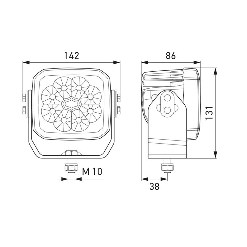 Hella Off-Road Led Lamba 12V-24V Ultra Beam Gen. II 1GA995706-661