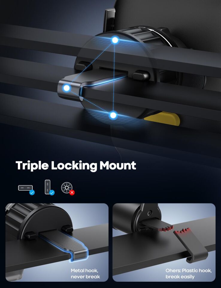 Lamicall Araç Içi Cep Telefon Tutucu Menfez Havalandirmaya Takilan CV09