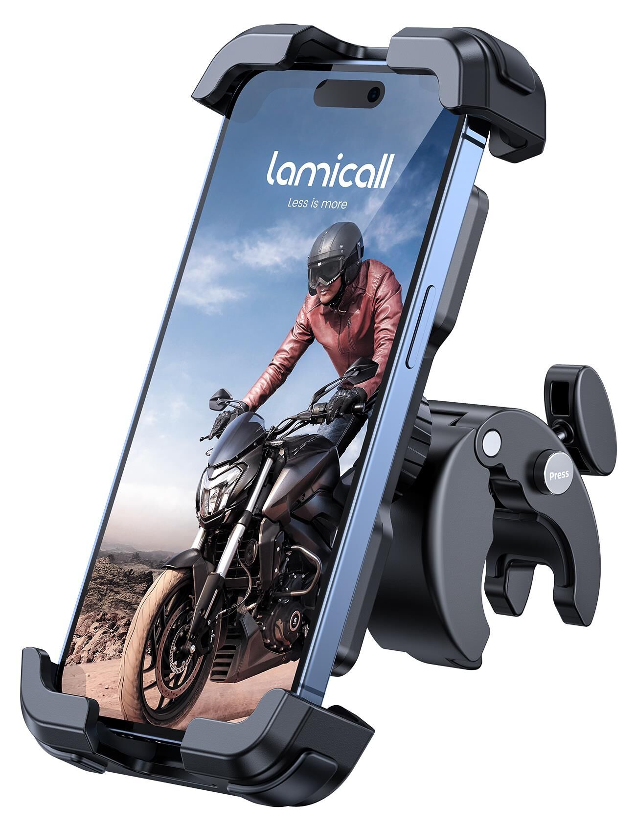 Lamicall Motosiklet ve Bisiklet Telefon Tutucu Hizli Takilir BP07