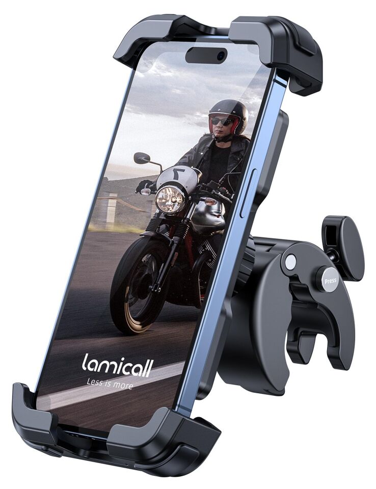 Lamicall Motosiklet ve Bisiklet Telefon Tutucu Hizli Takilir BP07