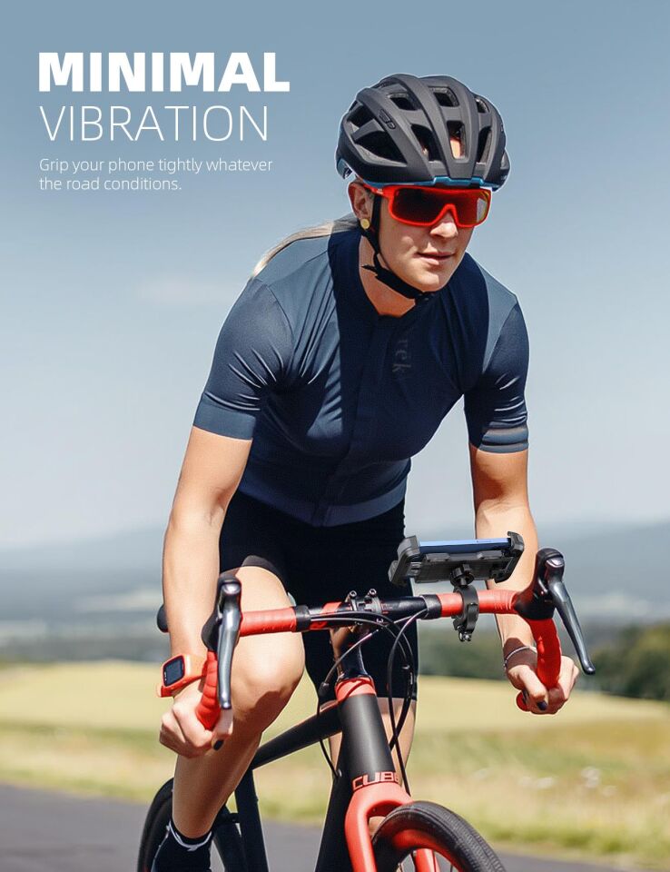 Lamicall Motosiklet ve Bisiklet Telefon Tutucu Ayarlanabilir BP03T