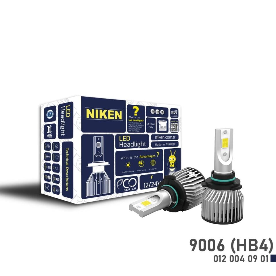 Niken Far Ampulü Led Headlight Eco Serisi 9006