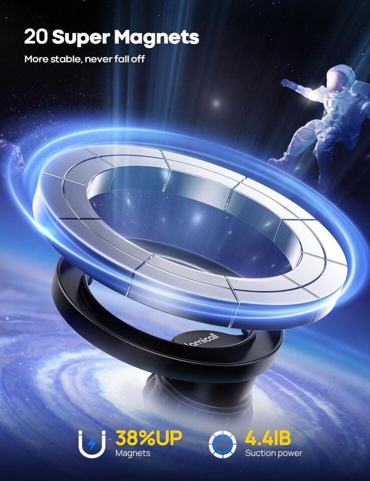 Lamicall Araç Içi Cep Telefon Tutucu Güçlü Miknatis STCV03