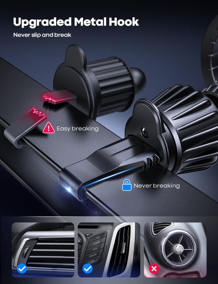 Lamicall Araç Içi Cep Telefon Tutucu Güçlü Miknatis STCV03