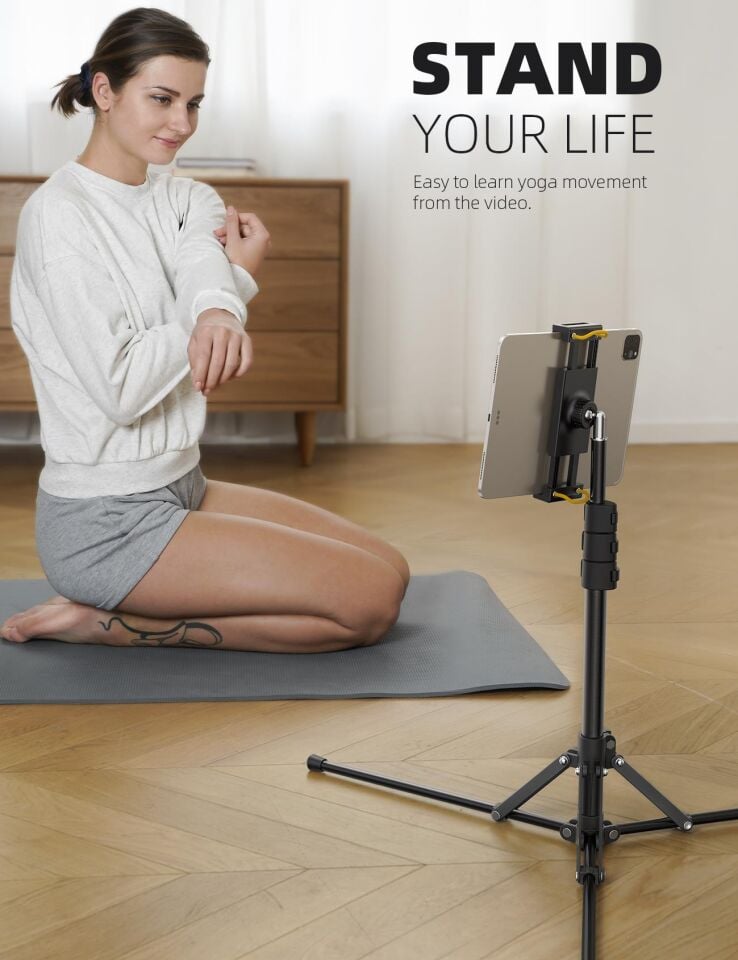 Lamicall Katlanabilir Tablet Tripod 360 Derece Dönme Kumandali FT02