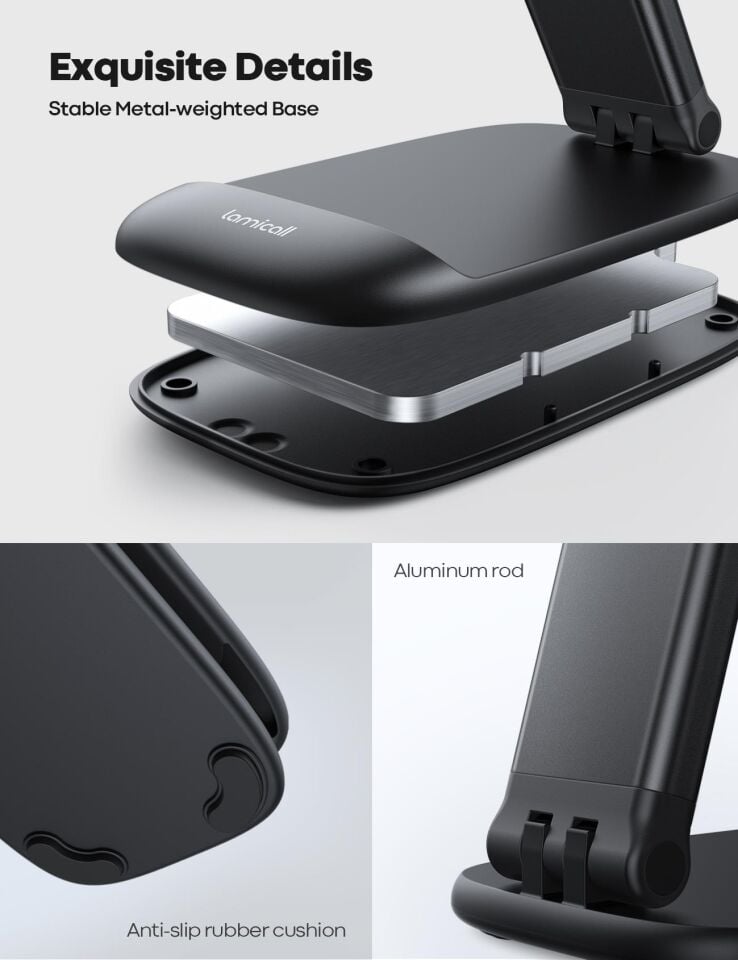 Lamicall Ayarlanabilir Cep Telefonu Stand DP13B