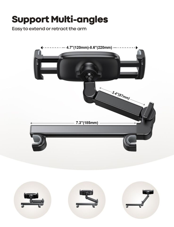 Lamicall Araç Içi Koltuk Arkasi Cep Telefonu ve Tablet Tutucu CH06