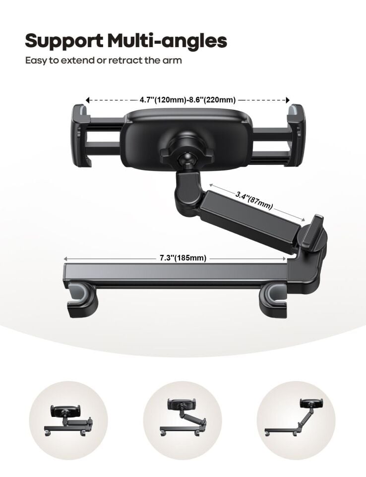 Lamicall Araç Içi Koltuk Arkasi Cep Telefonu ve Tablet Tutucu CH06
