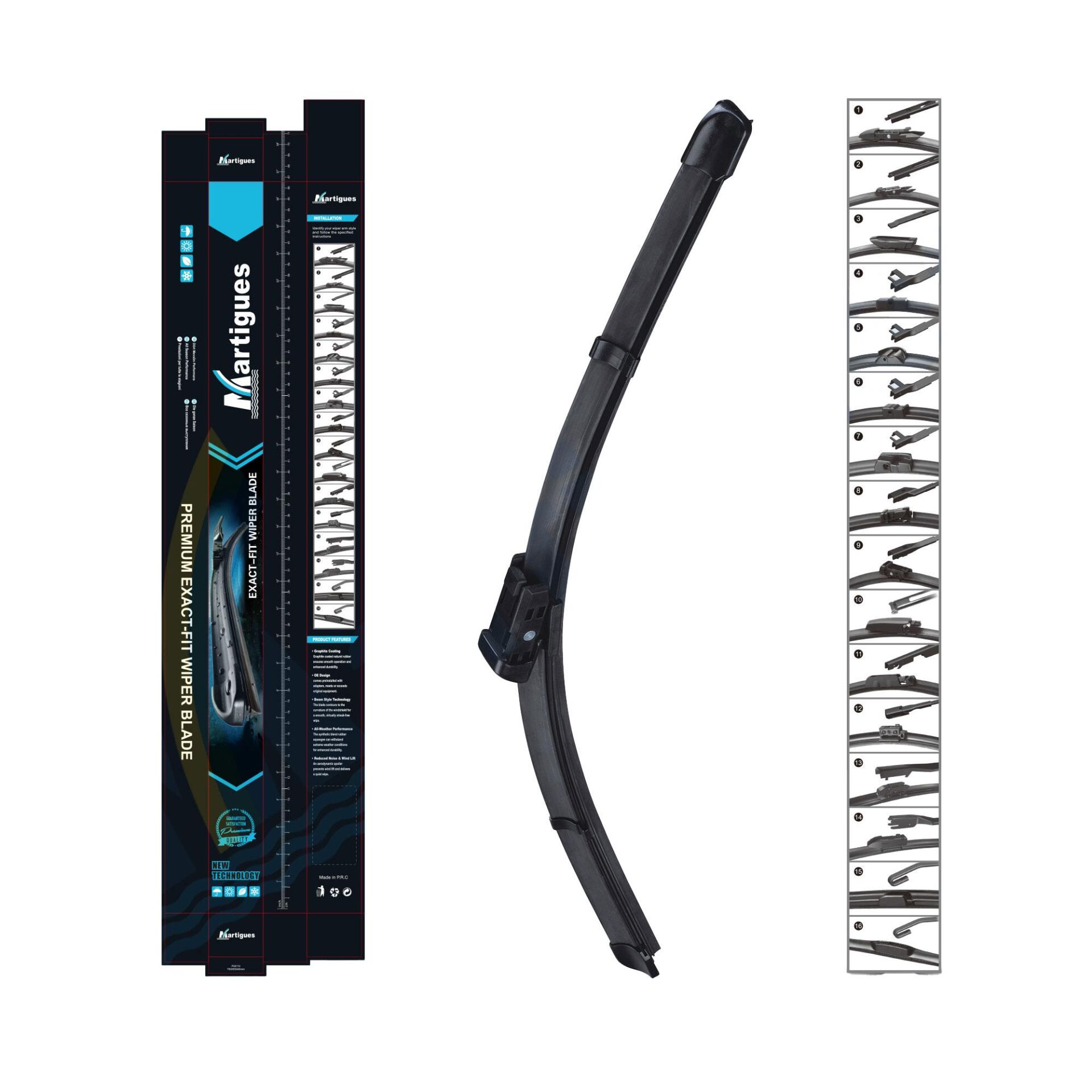 Martigues Silecek Muz Vw Amarok 13› Multivan Transporter T6 13› 600+600Mm 24+24 Inc