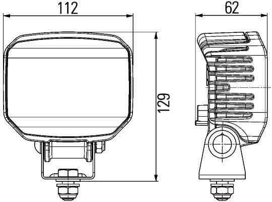 Hella Off-Road Led Lamba 12V-24V Power Beam 1500 1GA996288-012