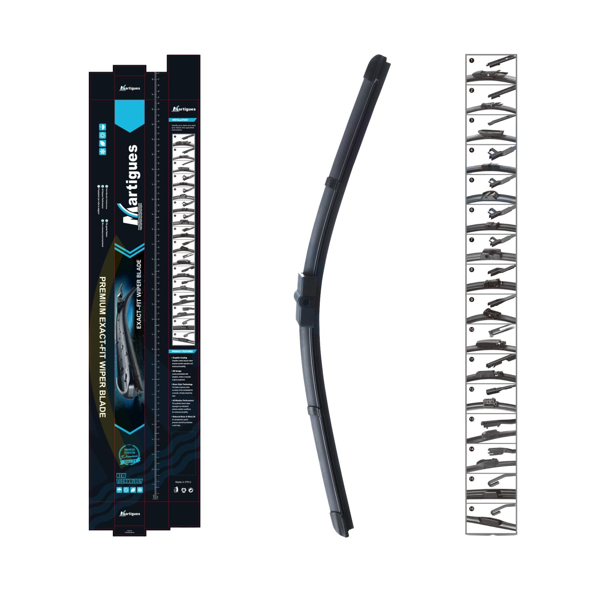 Martigues Silecek Muz Focus Cmax 650+480Mm 90353 Inw018079 Valeo Adaptor