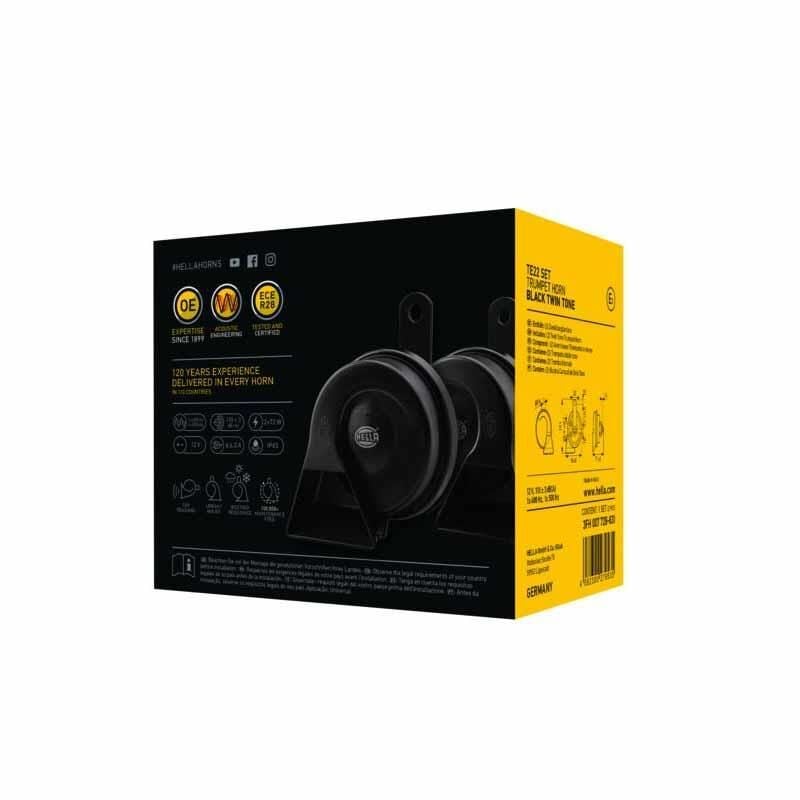 Hella Düsük/Yüksek Ton Korna 12V 400-500HZ 110 DBA 3FH007728-831