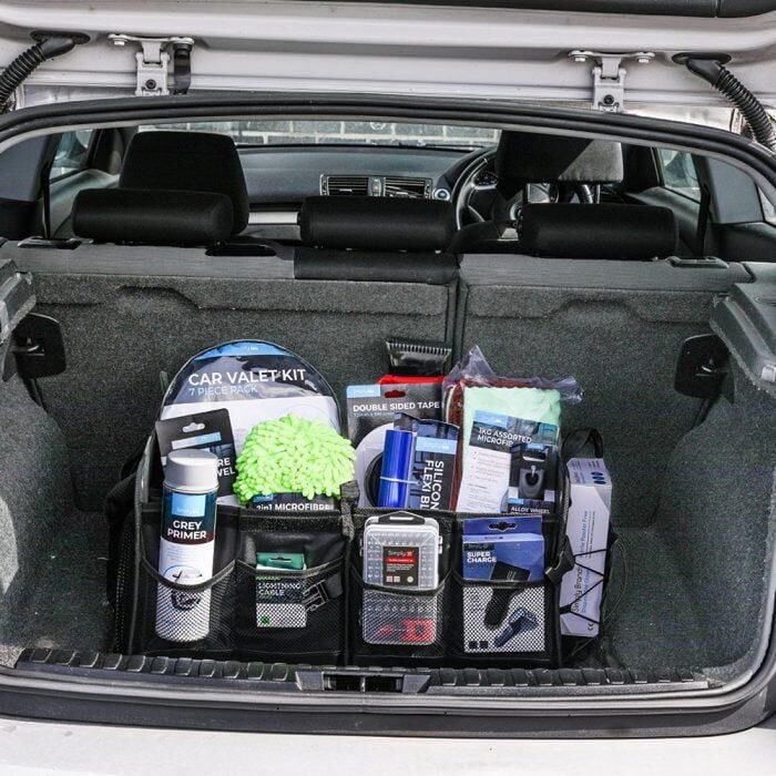 Simply Brands Premium Üst Kapakli Büyük Araba Bagaj Düzenleyici