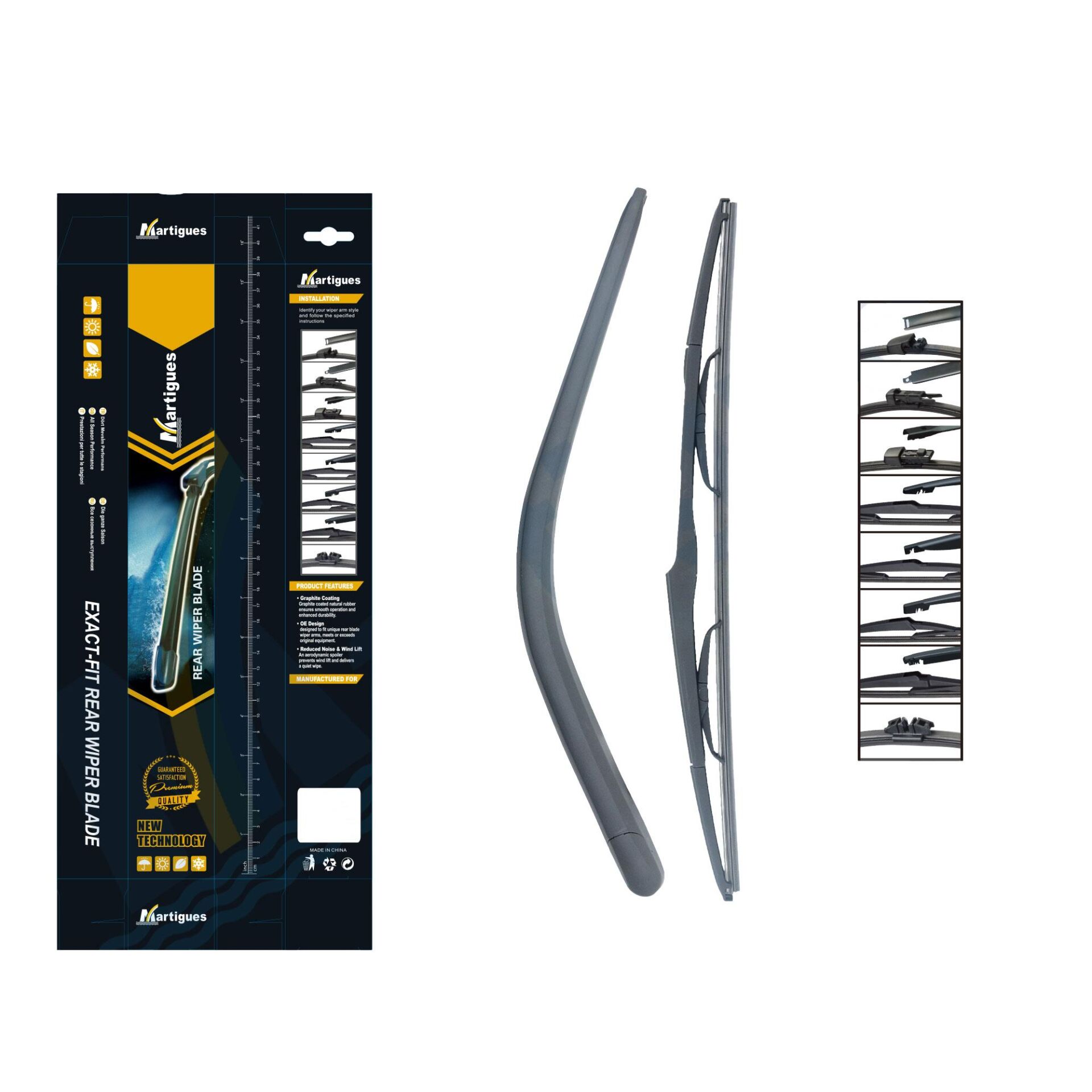 Martigues Silecek Arka Muz Ve Kolu Laguna Ii 01-07 595 Mm 510 Mm