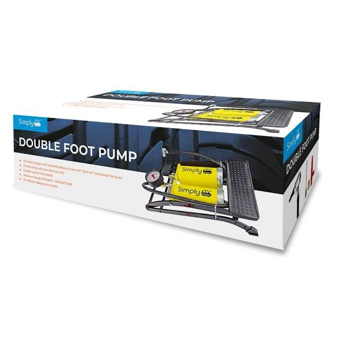 Simply Brands Basinç Göstergeli Çift Pistonlu Ayak Pompasi