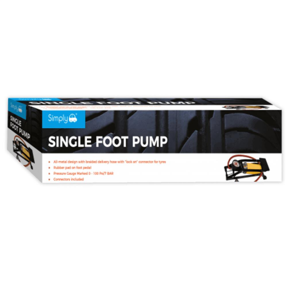 Simply Brands Basinç Göstergeli Premium Tek Pistonlu Ayak Pompasi