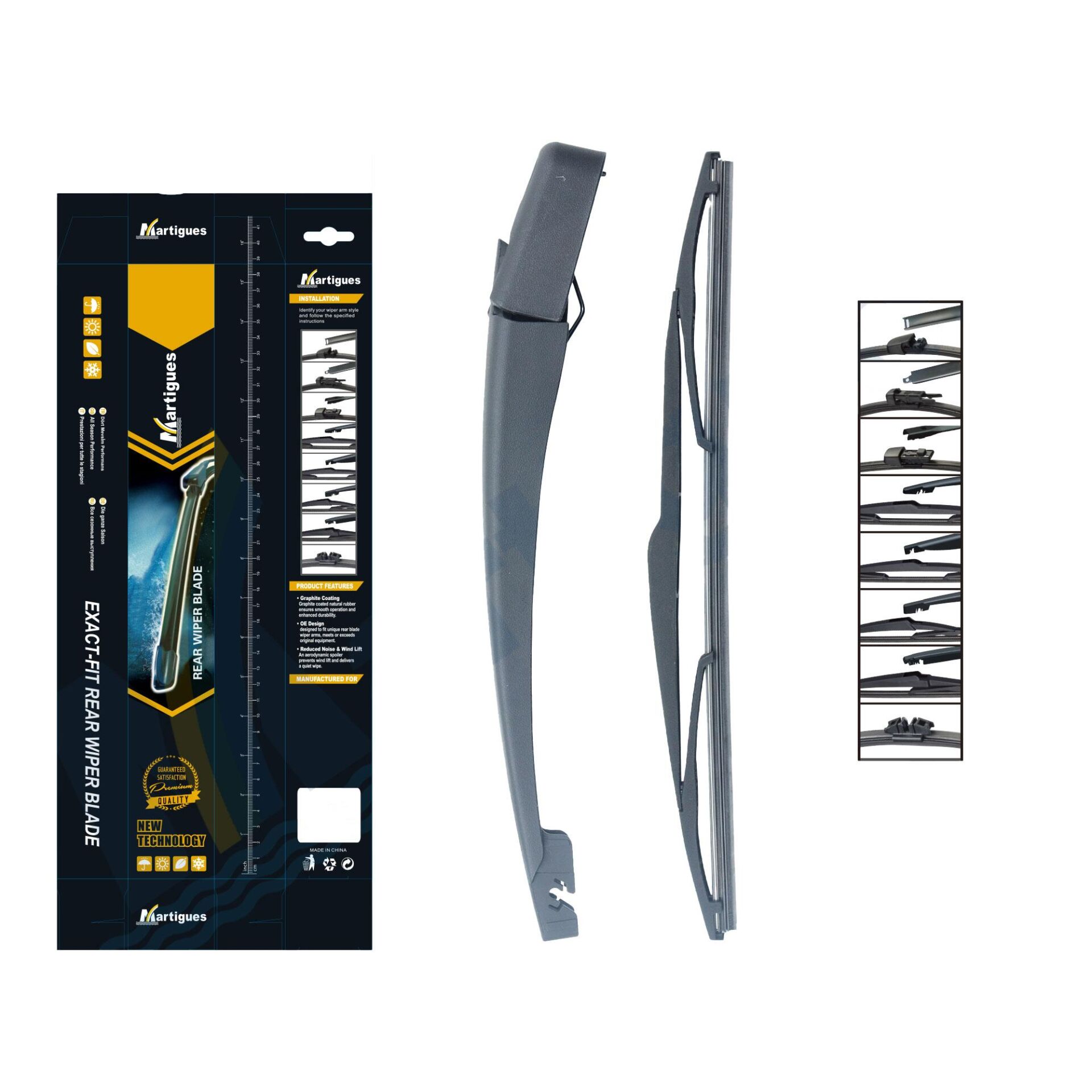 Martigues Silecek Arka Muz Ve Kolu C4 Grand Picasso 06 300 Mm 360 Mm