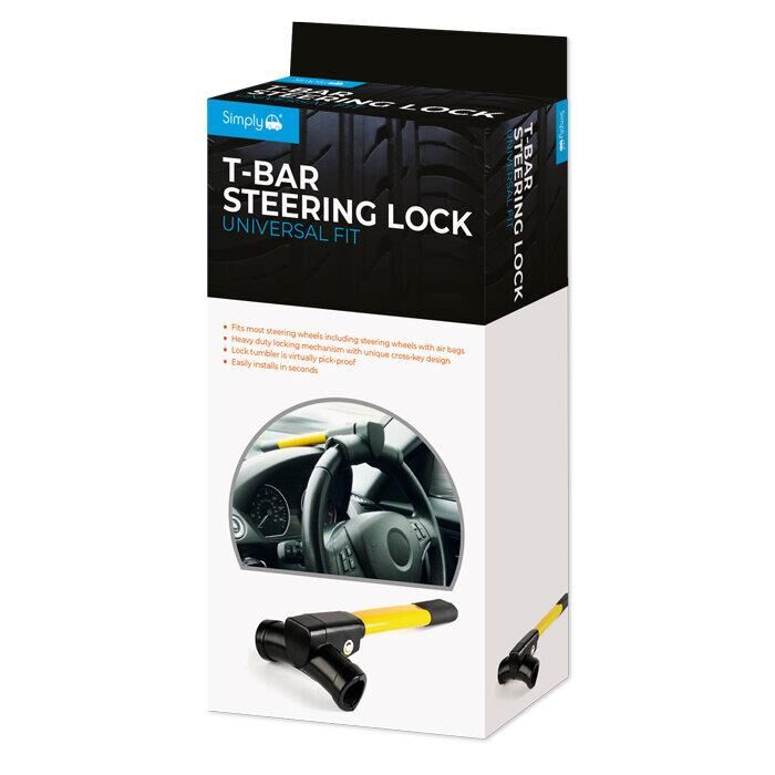 Simply Brands T-Bar Araba Direksiyon Kilidi