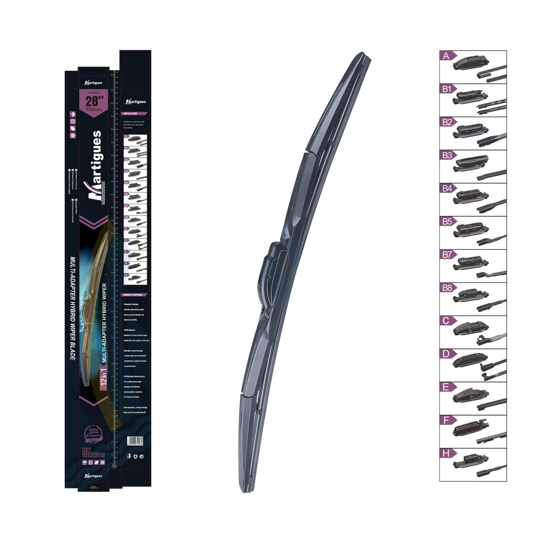 Martigues Silecek Hibrit 11 Aparatli 700Mm 28 Inc