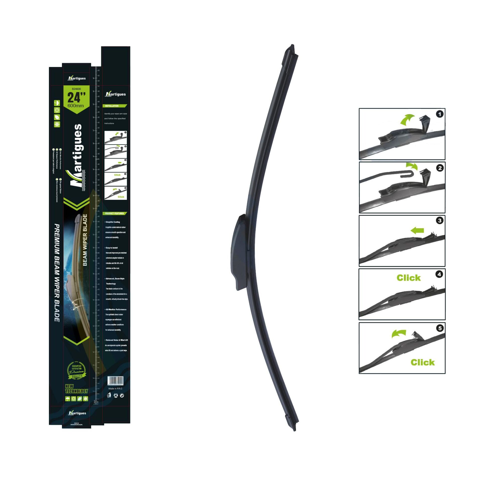 Martigues Silecek Universal Muz 600Mm 24 Inc