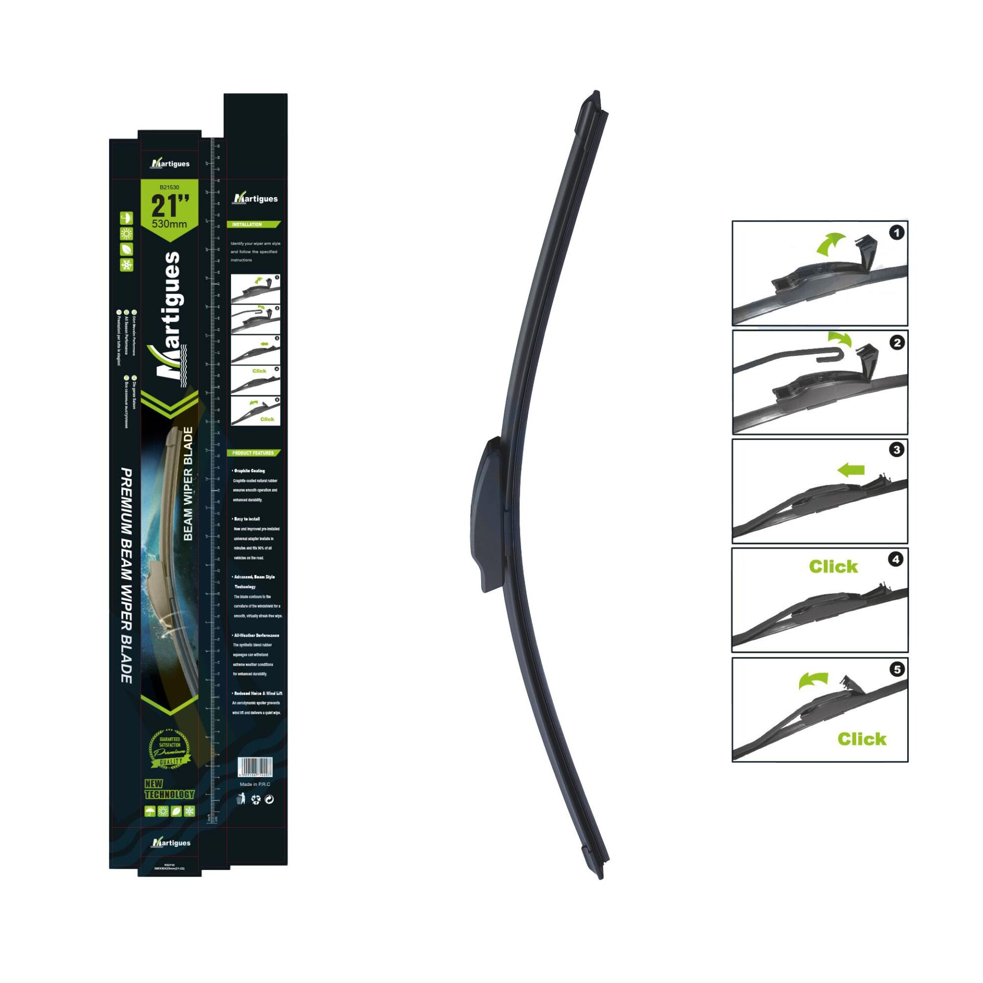 Martigues Silecek Universal Muz 530Mm 21 Inc