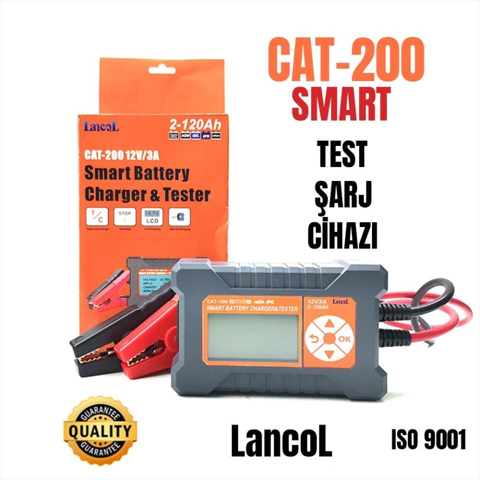 Lancol Akü Test ve Sarj Cihazi 12V/3A CAT-200